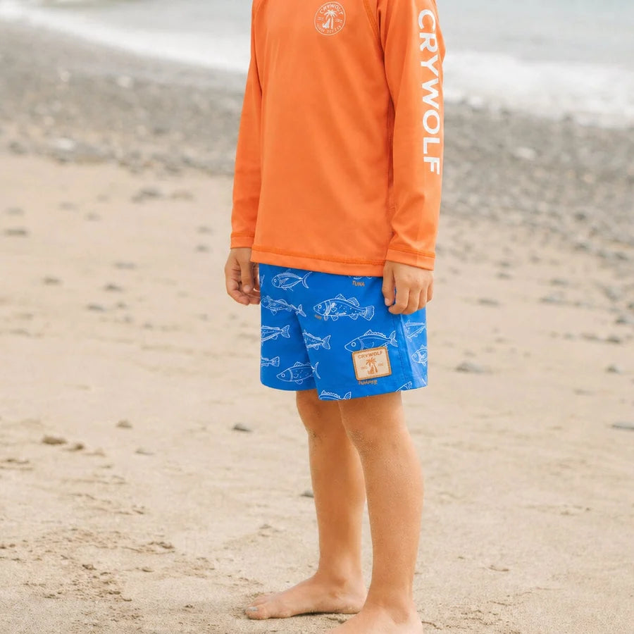 Crywolf Long Sleeve Rash Vest Sunset