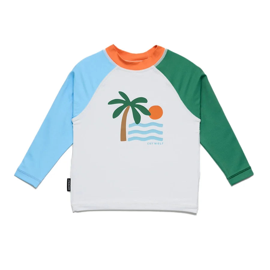 Crywolf Baby Rash Vest Seaside Colourblock