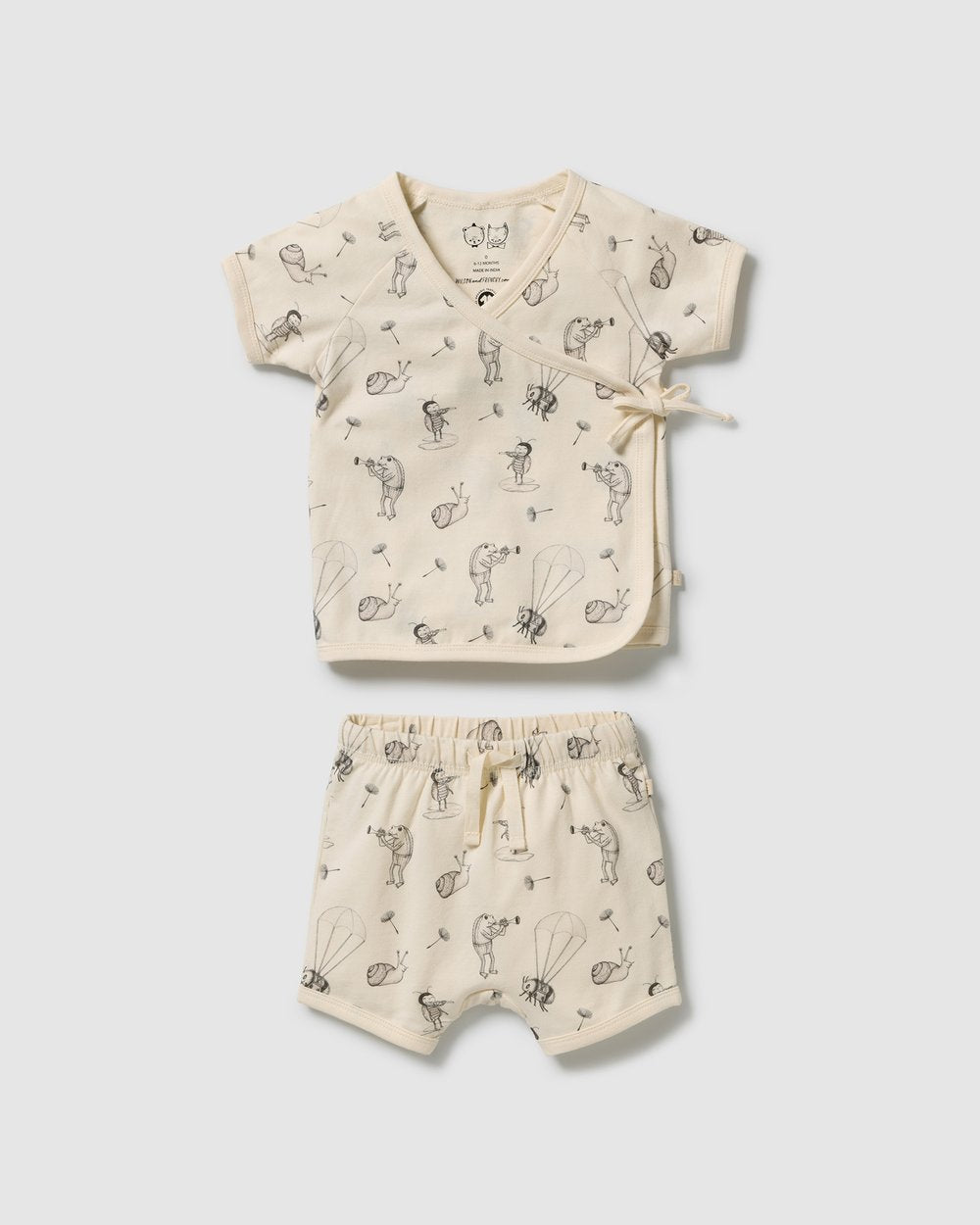 Wilson & Frenchy Whispering Willows Organic Kimono Set