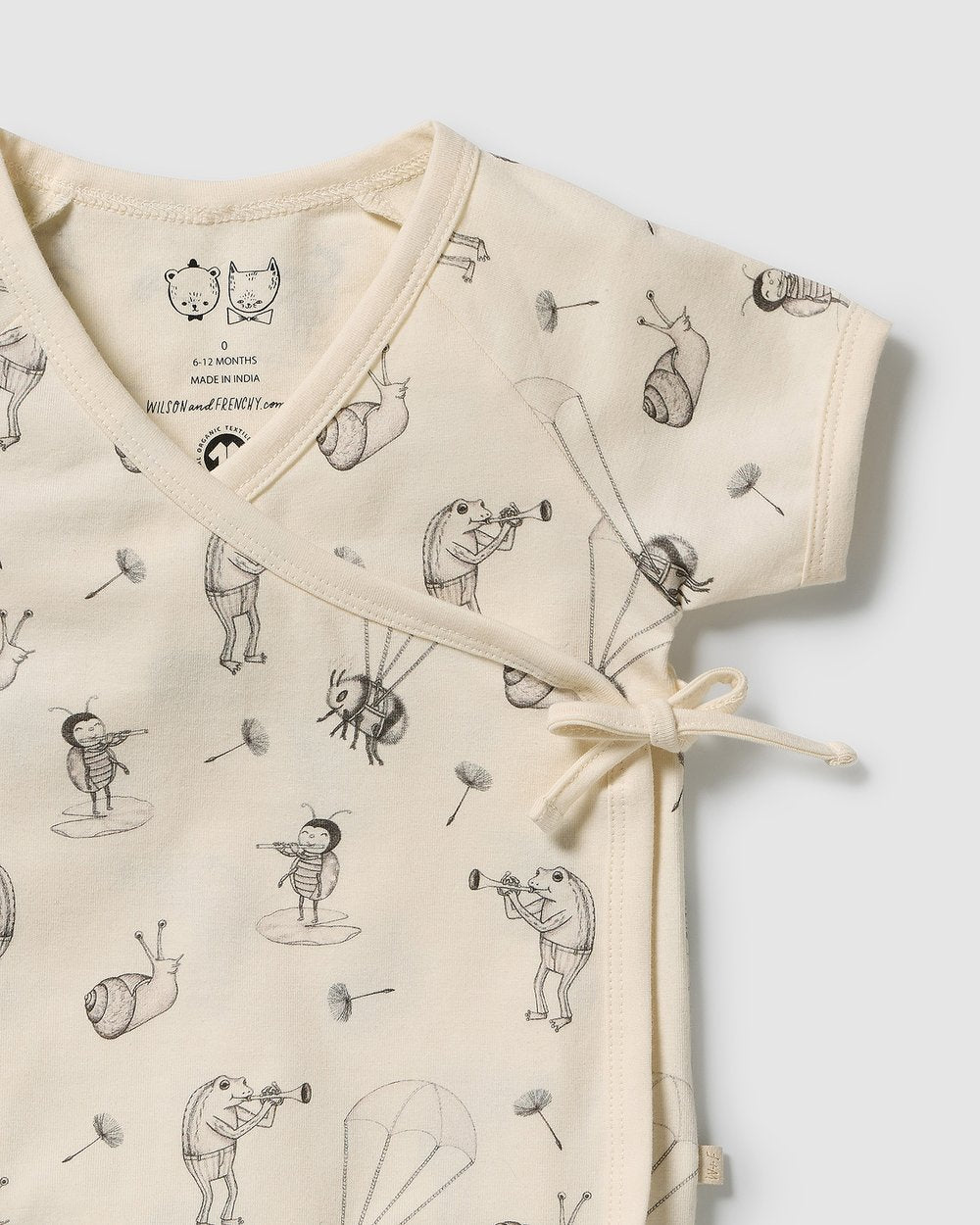 Wilson & Frenchy Whispering Willows Organic Kimono Set
