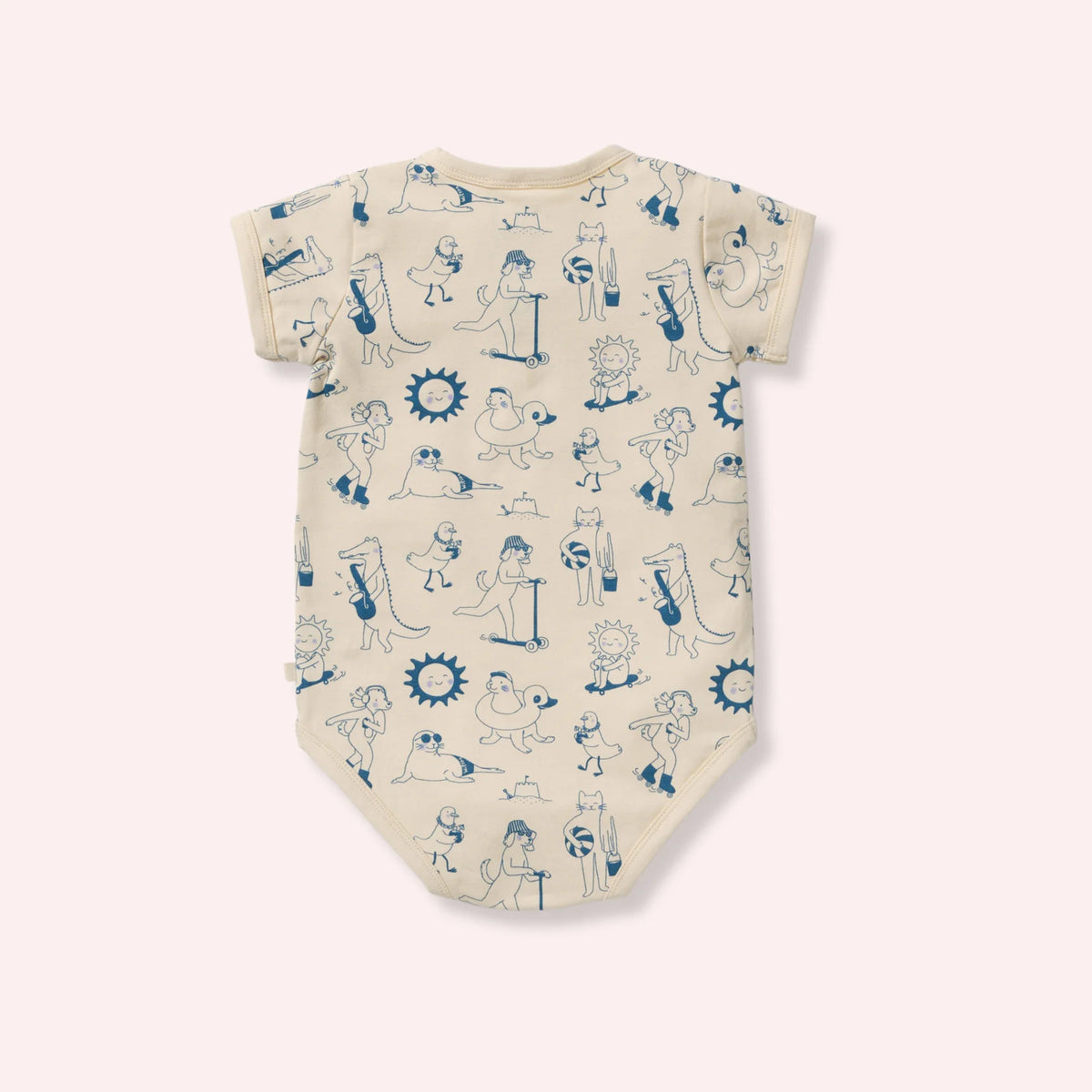 Wilson & Frenchy Tout Est Magique Organic Henley Bodysuit