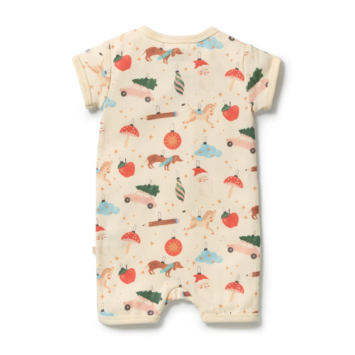 Wilson & Frenchy Deck the Halls Organic Boyleg Zipsuit
