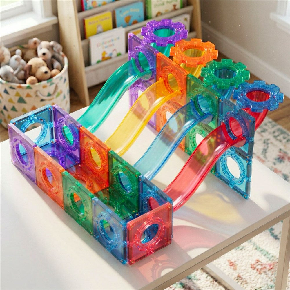 TileTek 95 Piece Ball Run Set
