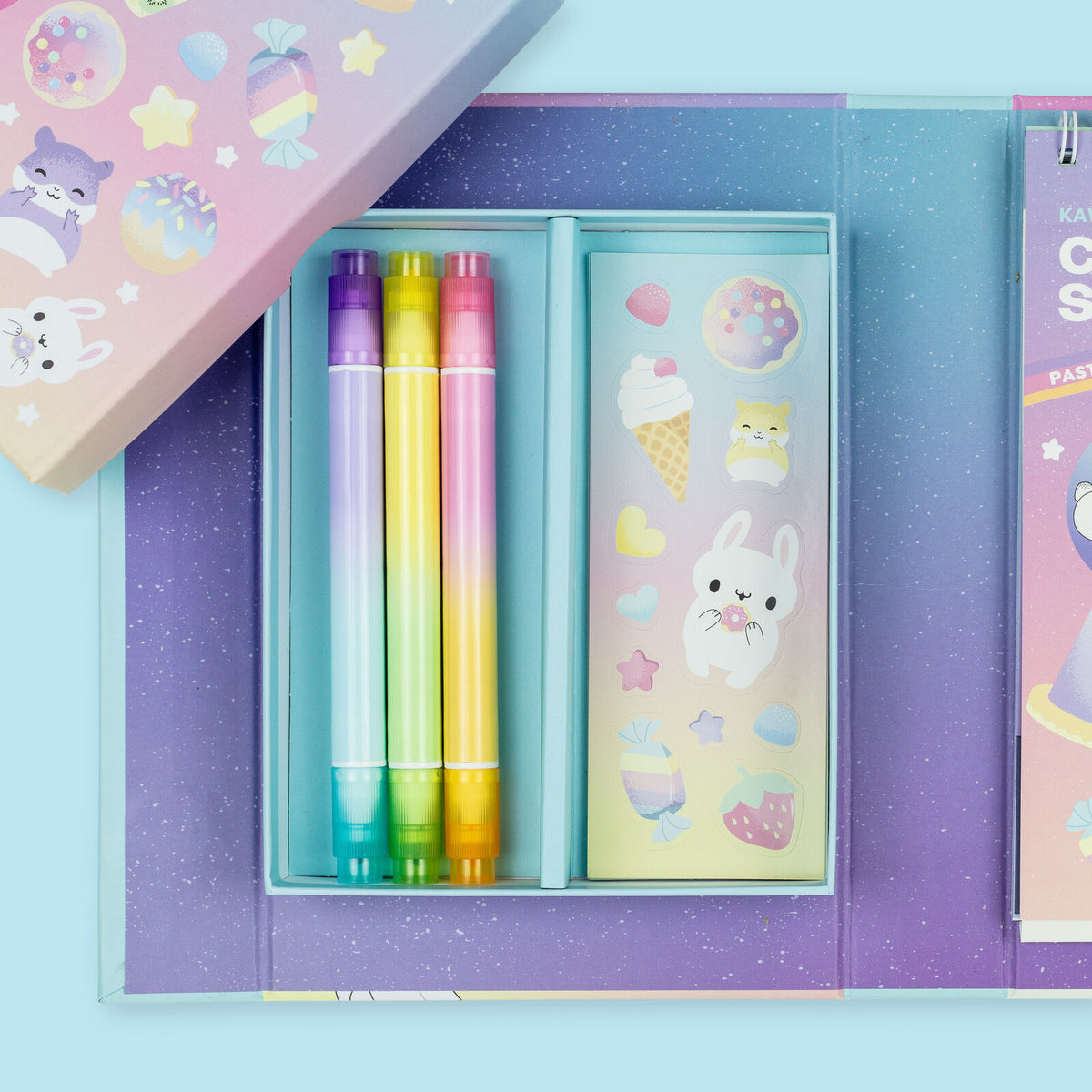 Tiger Tribe Colouring Set Kawaii Cafe
