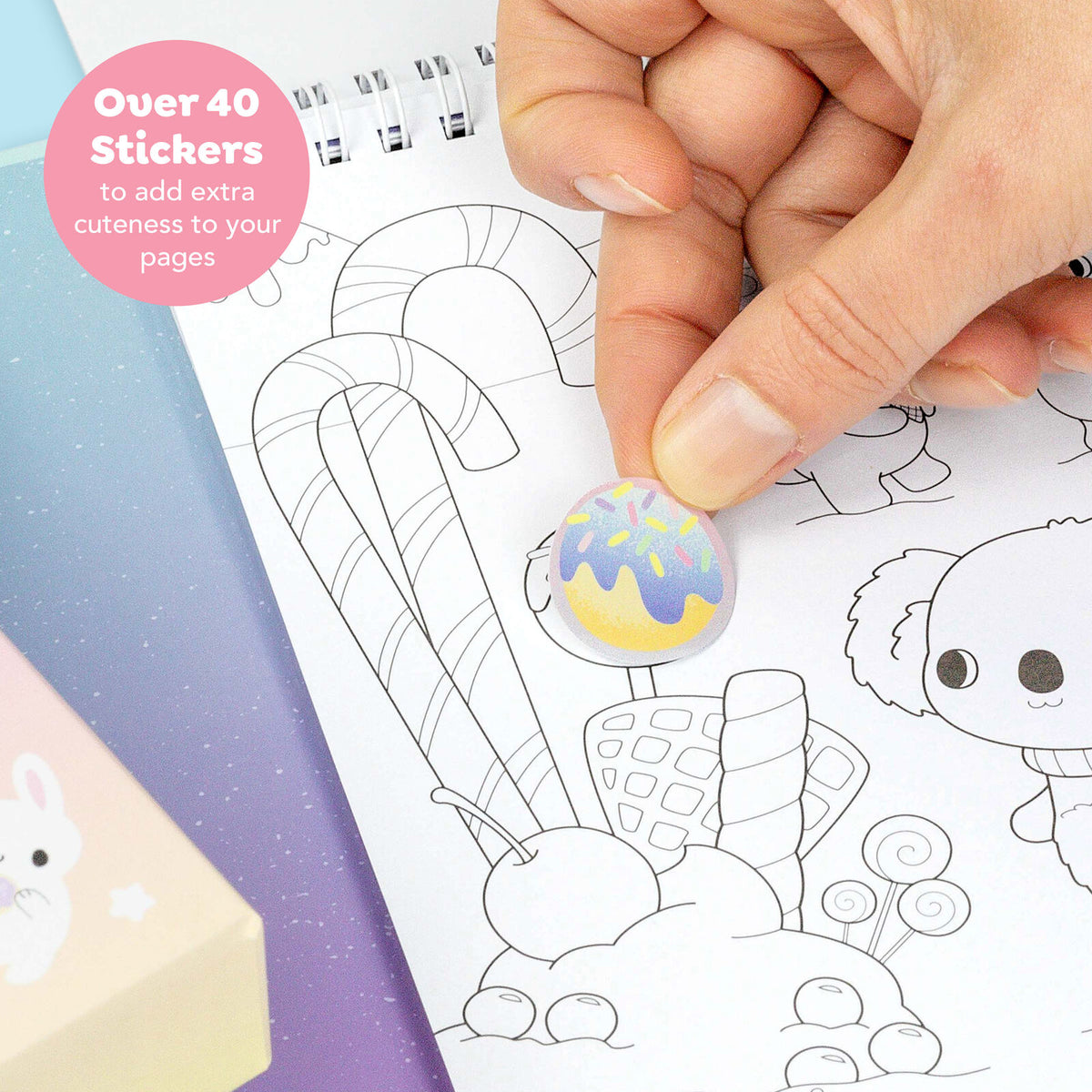 Tiger Tribe Colouring Set Kawaii Cafe