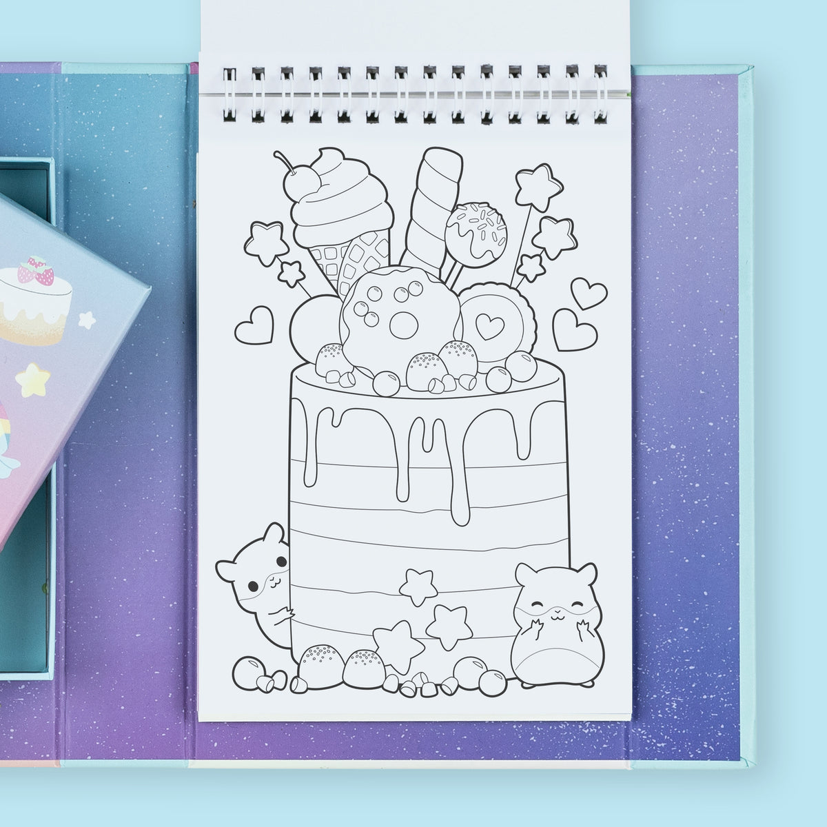 Tiger Tribe Colouring Set Kawaii Cafe