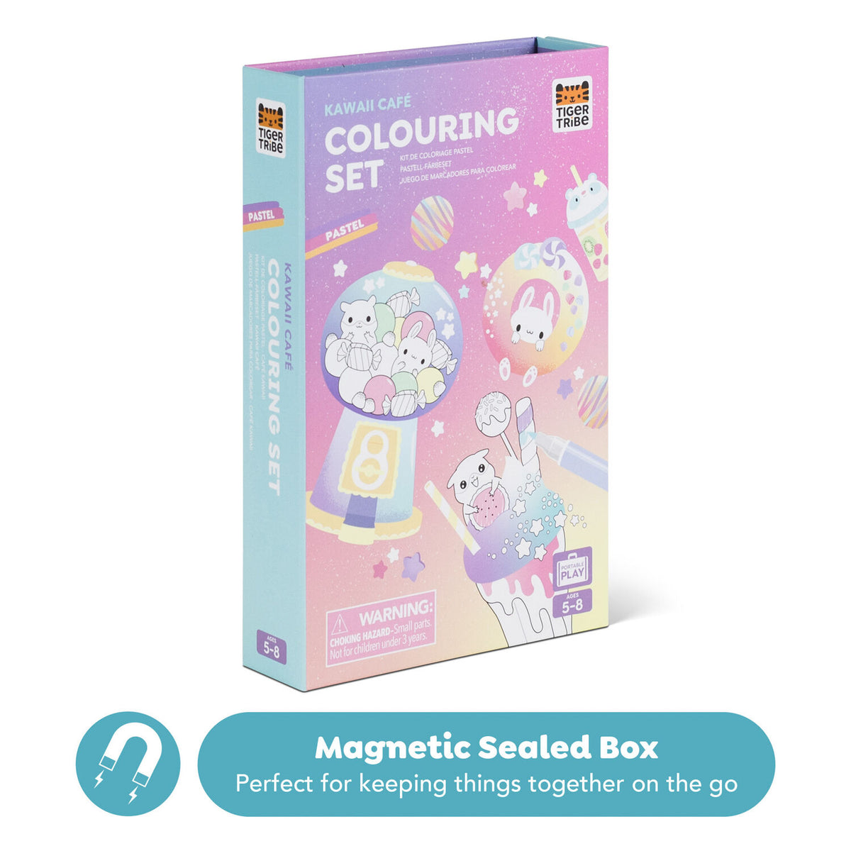 Tiger Tribe Colouring Set Kawaii Cafe