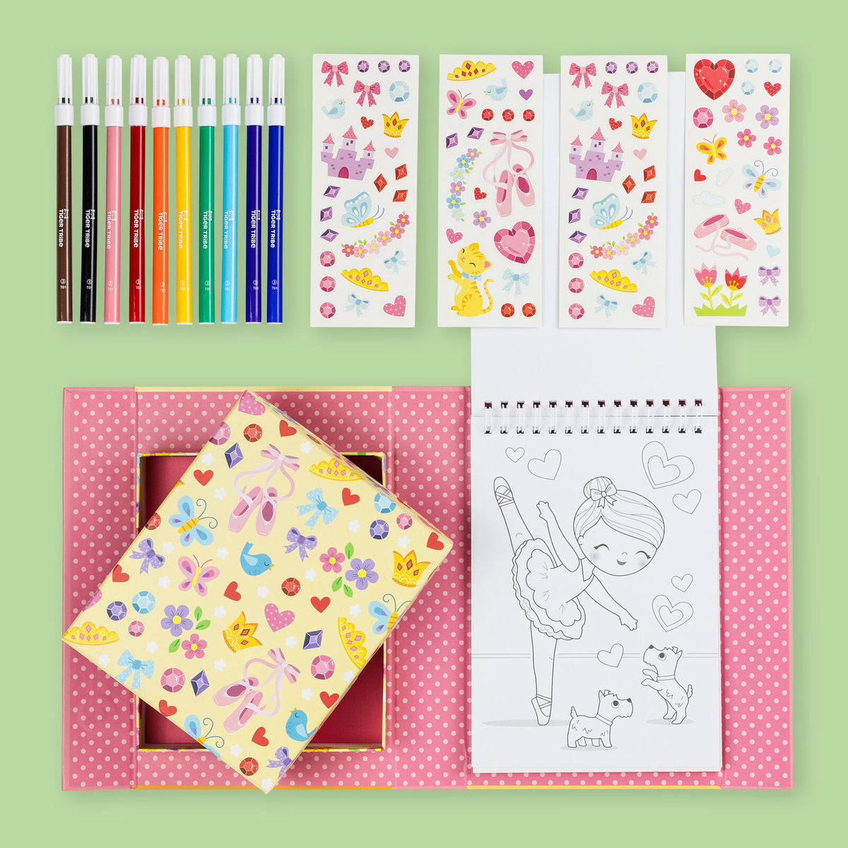 Tiger Tribe Colouring Set Ballet