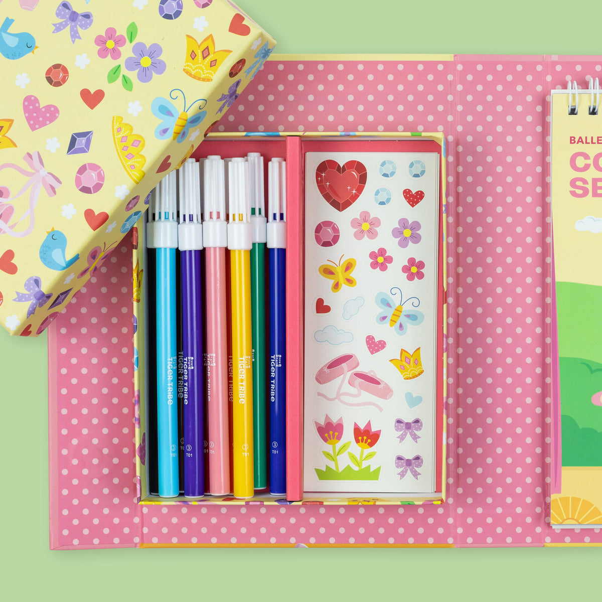 Tiger Tribe Colouring Set Ballet