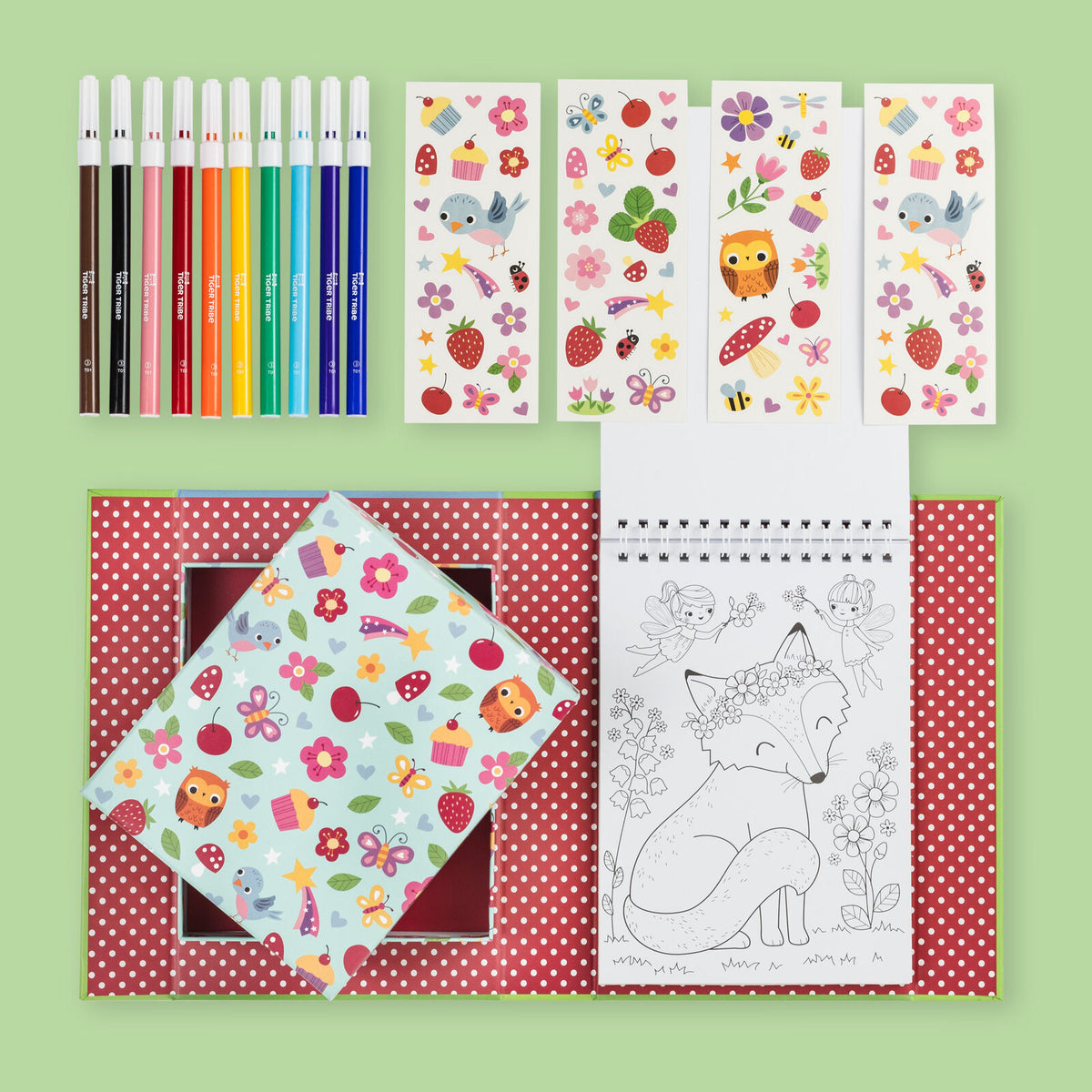 Tiger Tribe Colouring Set Forest Fairies