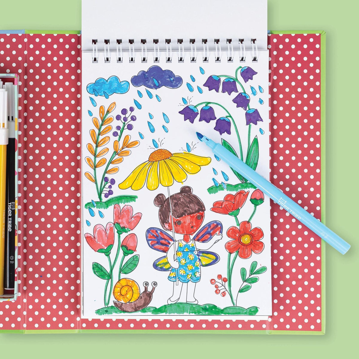 Tiger Tribe Colouring Set Forest Fairies