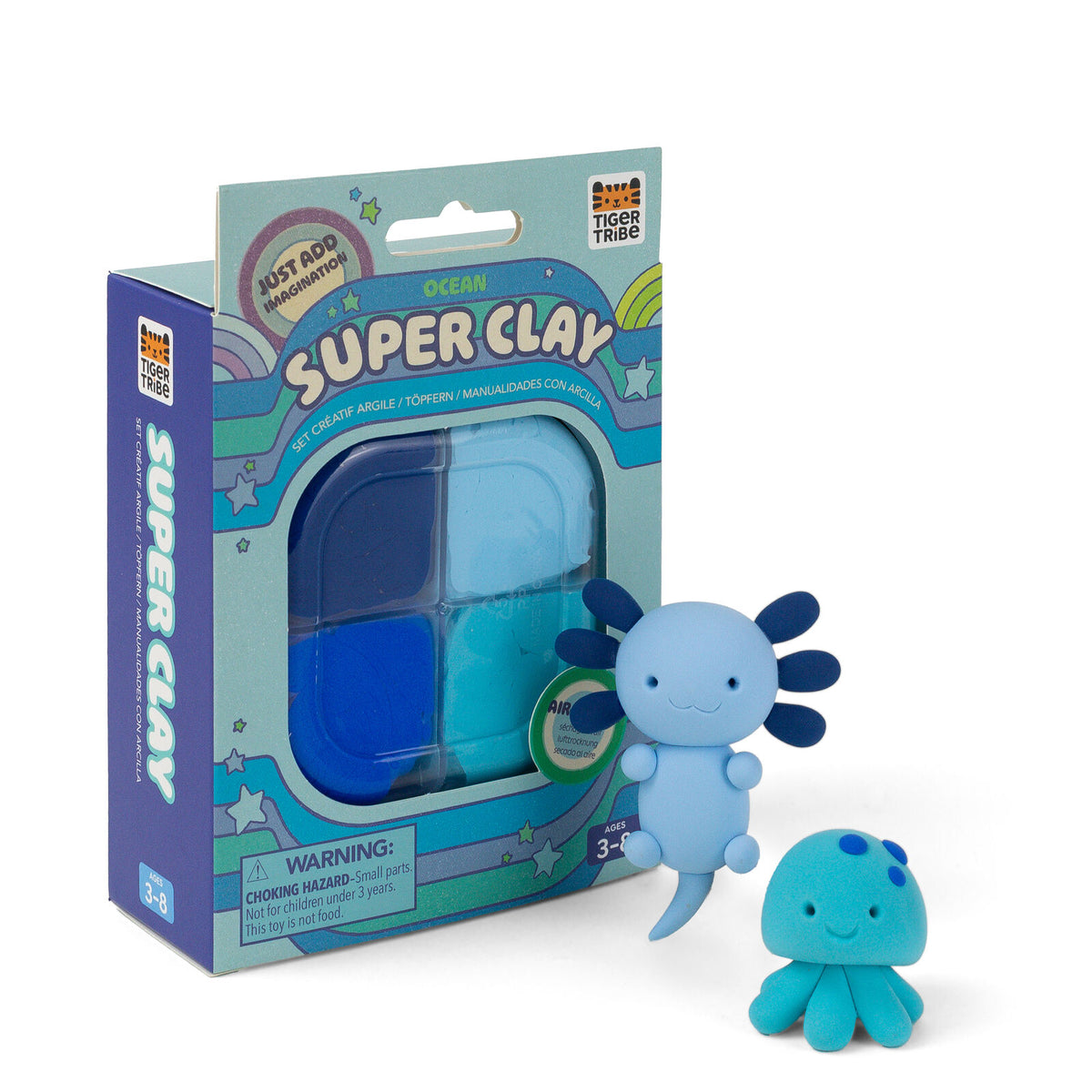 Tiger Tribe Super Clay Stationery Pack