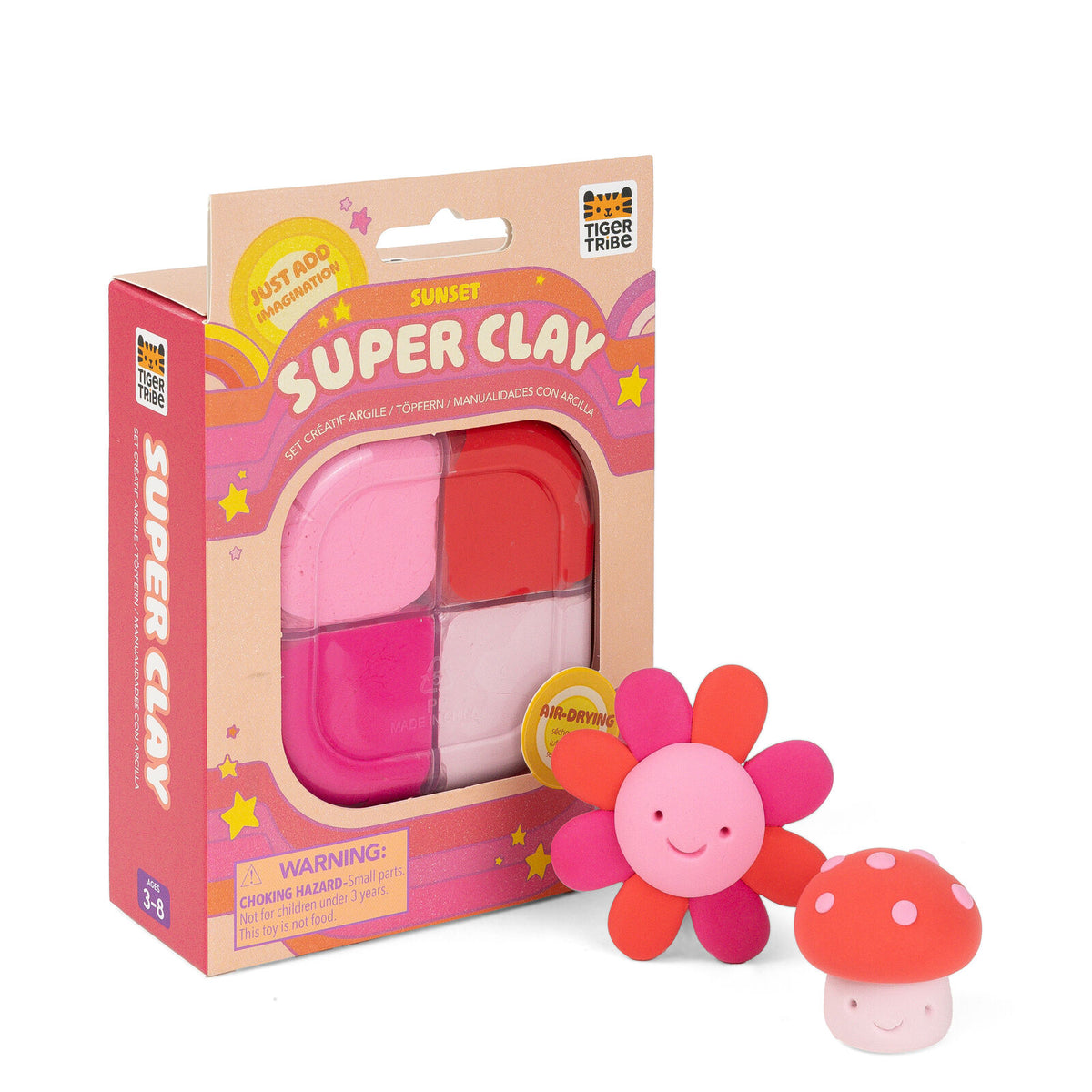 Tiger Tribe Super Clay Stationery Pack