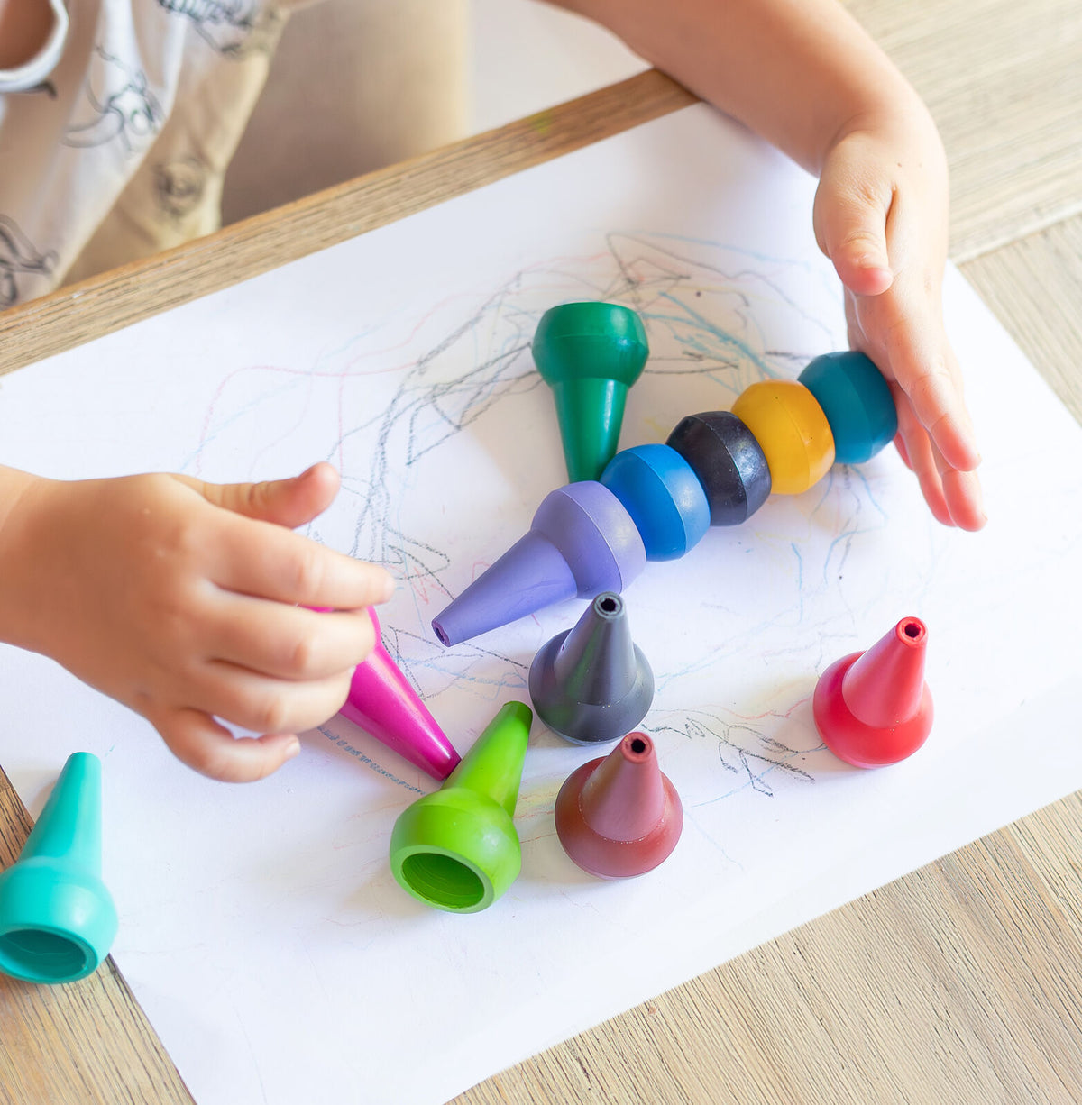 Tiger Tribe Stackable Crayons Candy Colours