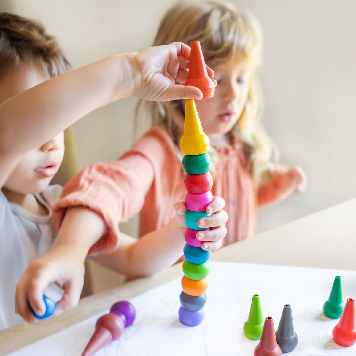 Tiger Tribe Stackable Crayons Candy Colours