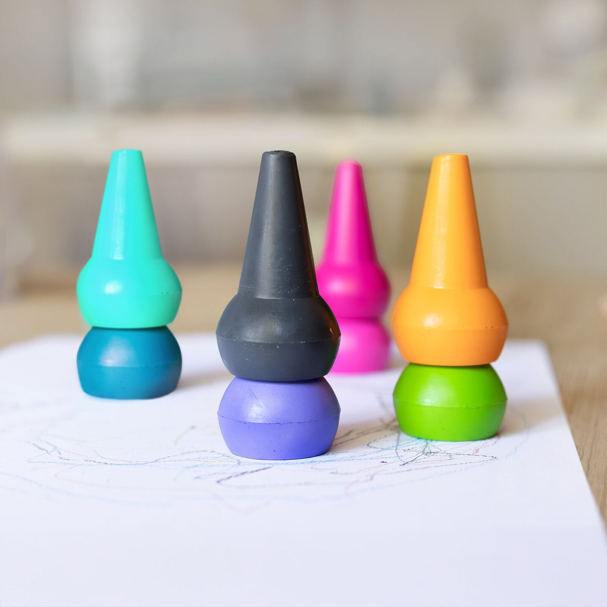 Tiger Tribe Stackable Crayons Candy Colours