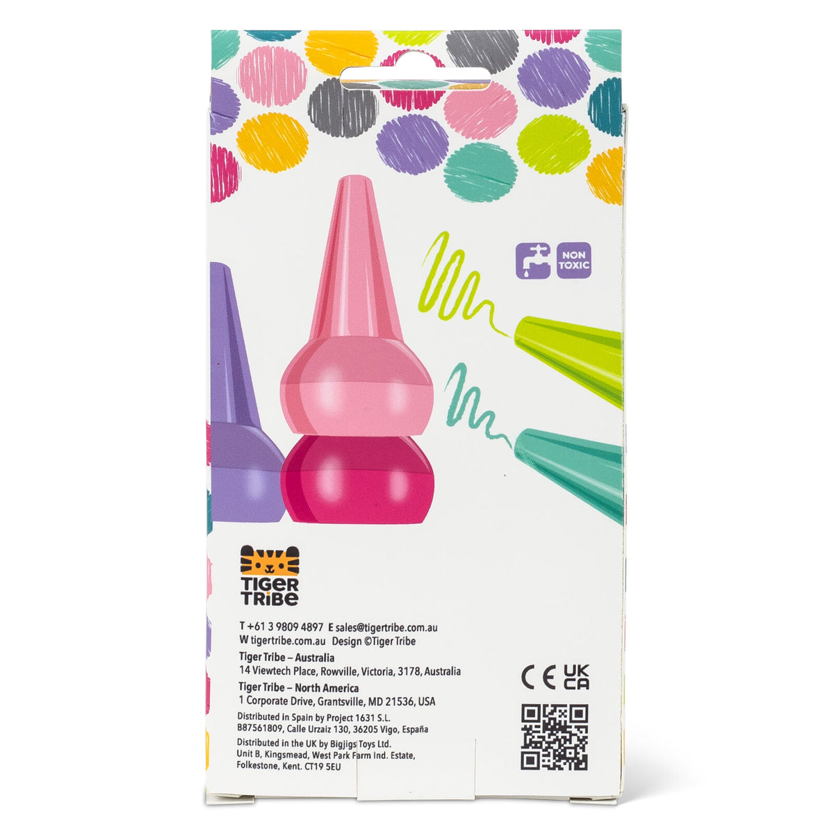 Tiger Tribe Stackable Crayons Candy Colours
