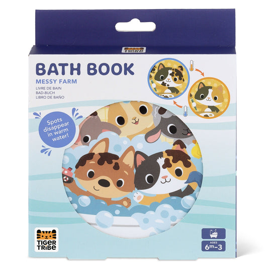 Tiger Tribe Bath Book Messy Farm