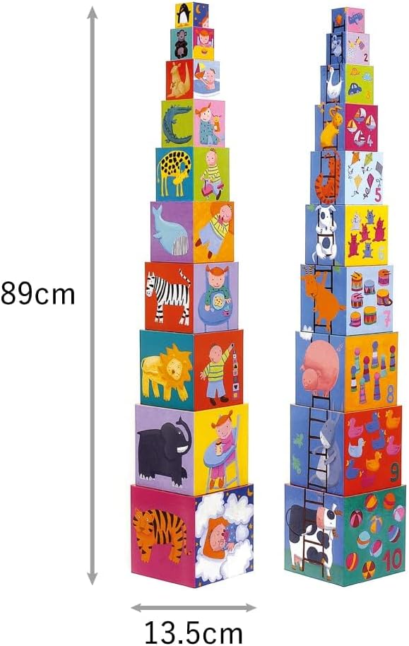 Djeco Funny Stacking Blocks