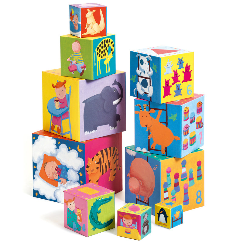 Djeco Funny Stacking Blocks
