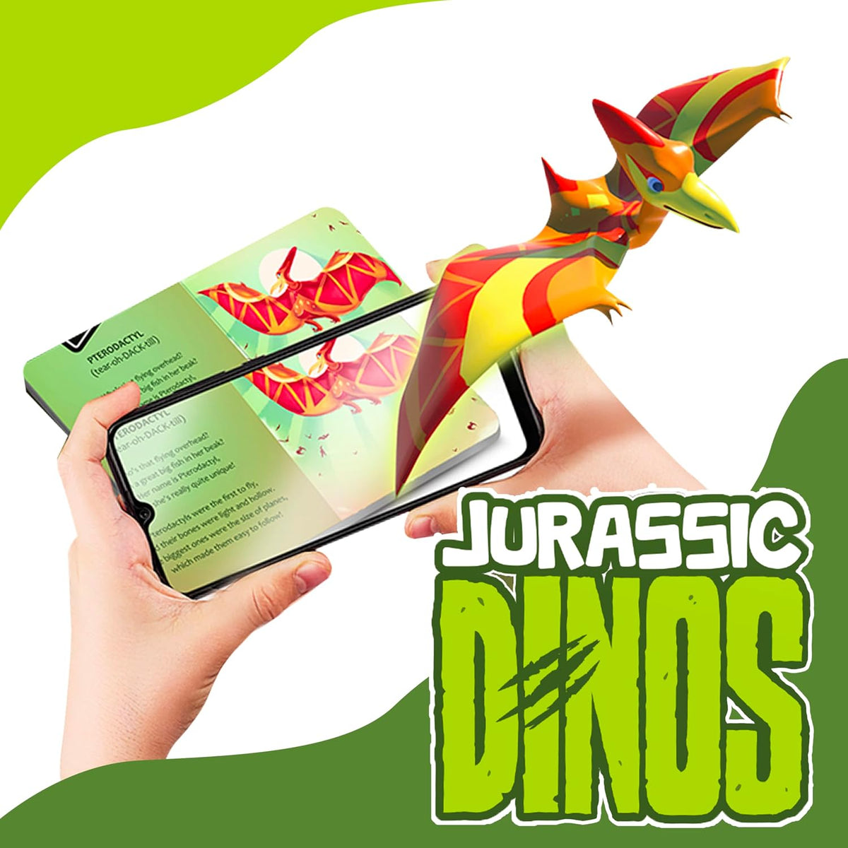 HoloToyz Jurassic Dinos Interactive AR Book