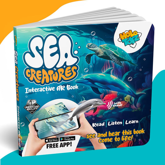 HoloToyz Sea Creatures Interactive AR Book