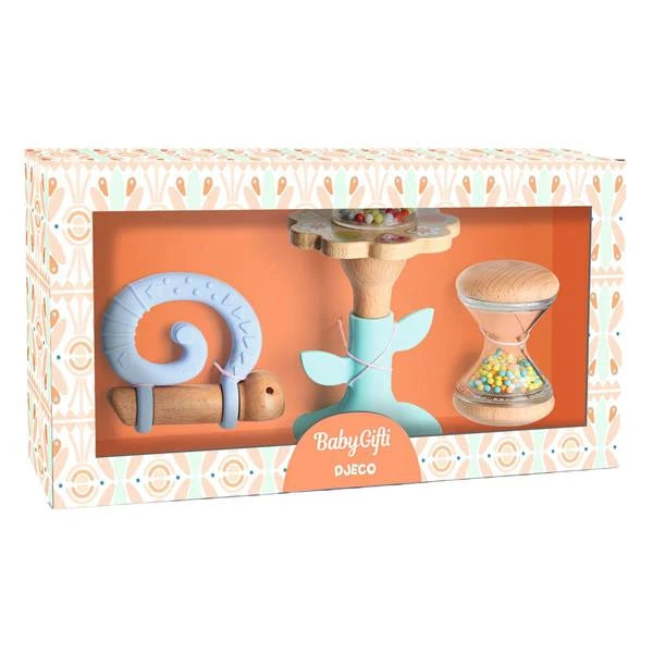 Djeco Baby Gifti Rattle & Teether Gift Set