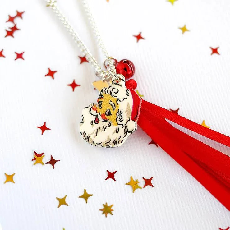 Lauren Hinkley Holly Jolly Santa Necklace