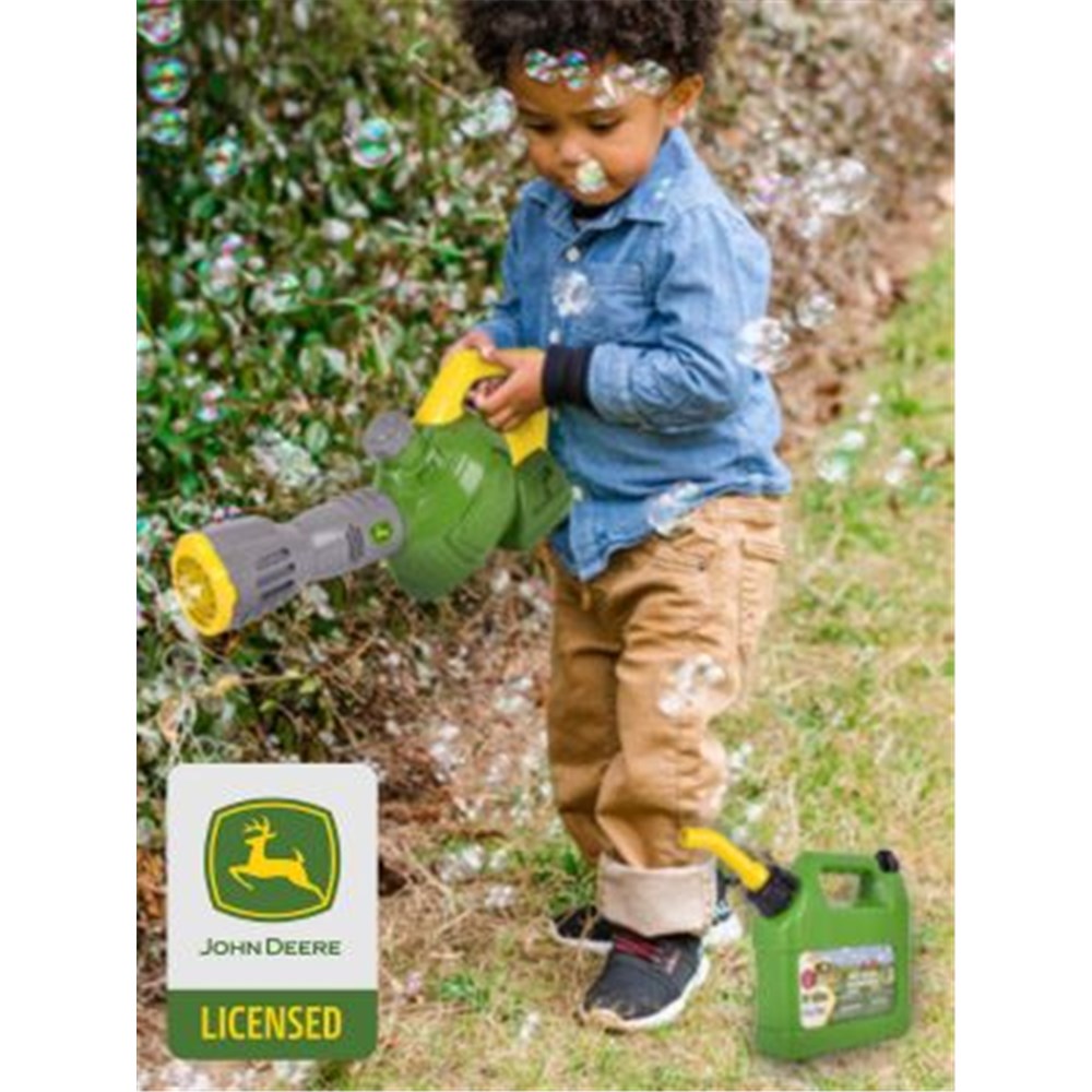 John Deere Bubble 'N' Fun Leaf Blower Combo with Bubble Refill Jerry Can