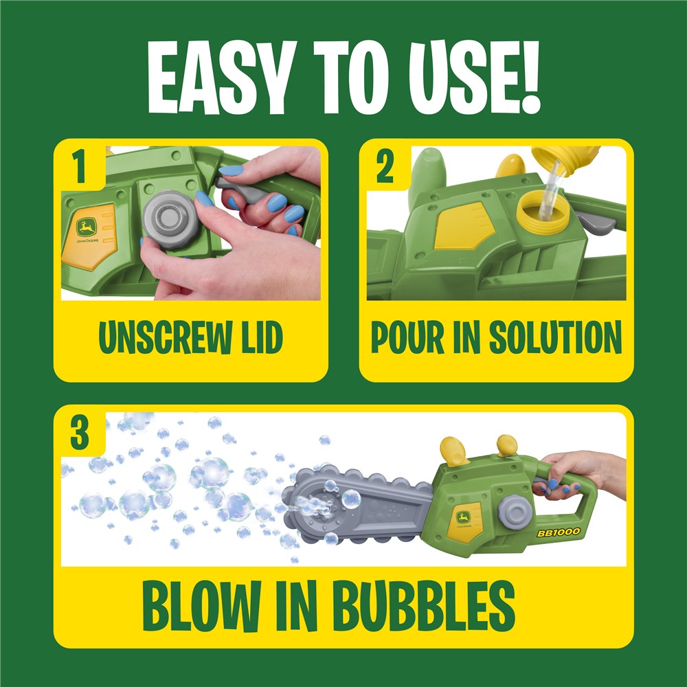 John Deere Bubble 'N' Fun Chainsaw