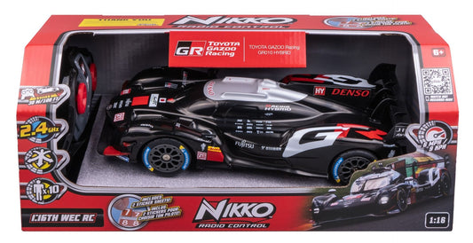 Boxed Nikko RC 1:16th WEC remote control racing car with realistic design for interactive driving play