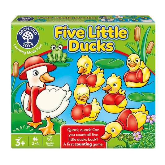 Orchard Toys Five Little Ducks preschool counting and colour matching game for ages 3+