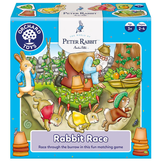 Peter Rabbit Race by Orchard Toys preschool educational board game