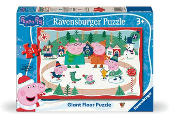 Ravensburger 24pc Giant Floor Jigsaw Puzzle Peppa Pig Snow Much Fun
