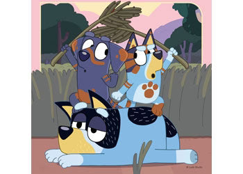 Ravensburger 3 x 49pc Jigsaw Puzzle Bluey's Adventures