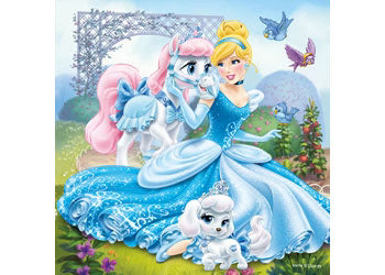 Ravensburger 3 x 49pc Jigsaw Puzzle Disney Belle, Cinderella & Rapunzel