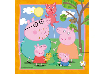 Ravensburger 3 x 49pc Jigsaw Puzzle Peppa Pig Peppa's Family & Friends