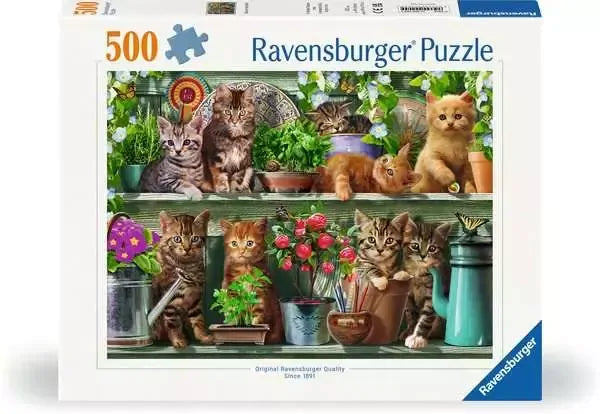 Ravensburger 500pc Jigsaw Puzzle Cats On A Shelf