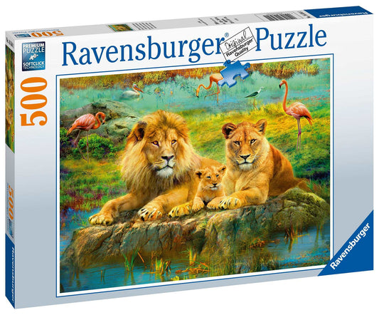 Ravensburger 500pc Jigsaw Puzzle Lions in the Savannah