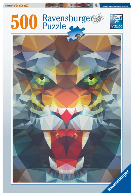Ravensburger 500pc Jigsaw Puzzle Polygon Lion