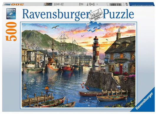 Ravensburger 500pc Jigsaw Puzzle Sunrise at the Port