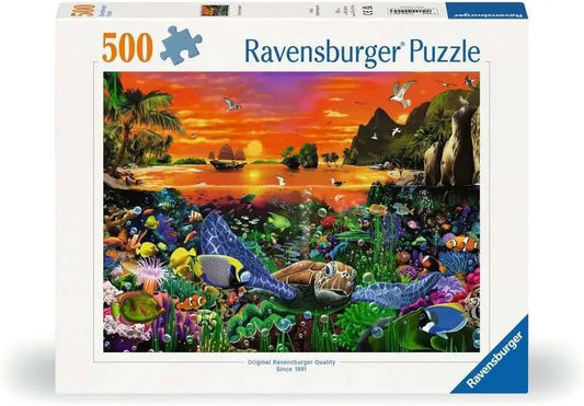 Ravensburger 500pc Jigsaw Puzzle Turtle In The Reef