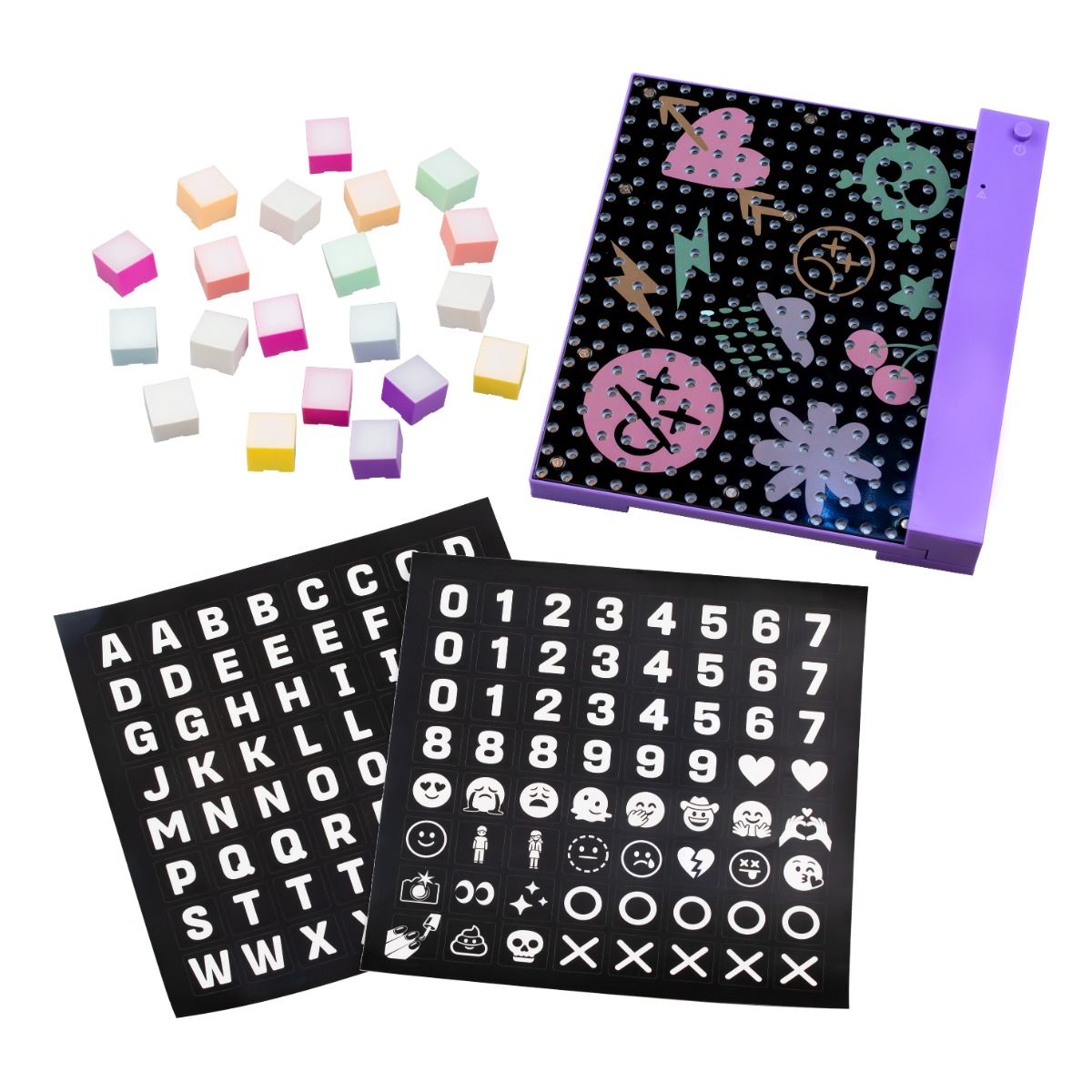 SILVERLIT Lumimags glow board with stickers, custom designs and landscape or portrait display options