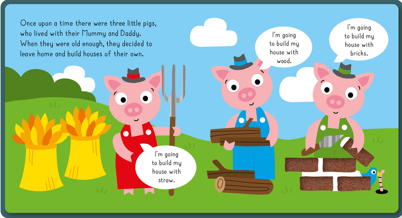 Touchy Feely Tales Three Little Pigs