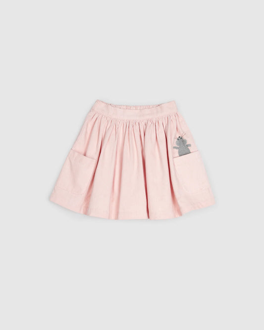 Alex & Ant Bunny Skirt Baby Pink with Embroidery Mouse