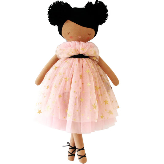 Alimrose Halle Ballerina Doll Light Brown & Ebony