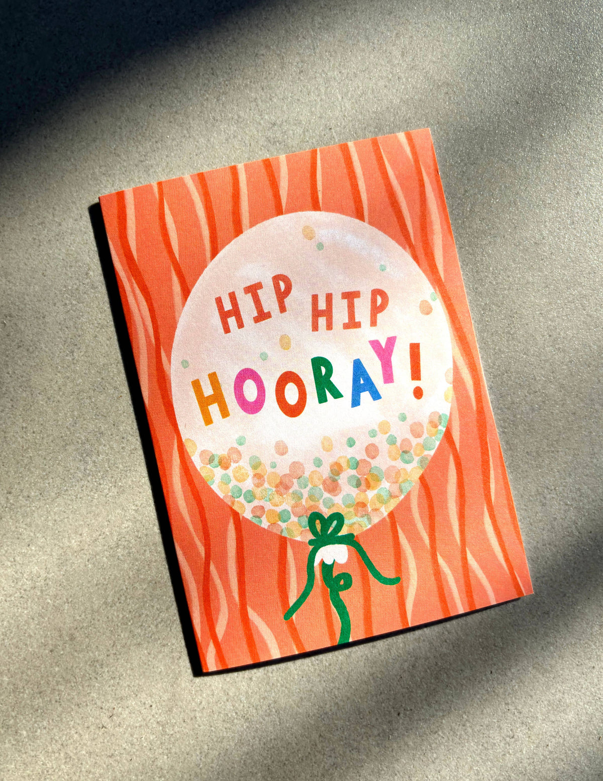 Lauren Sissons Hip Hip Hooray Birthday Card 