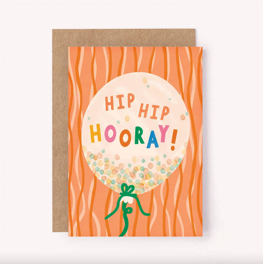 Lauren Sissons Hip Hip Hooray Birthday Card 