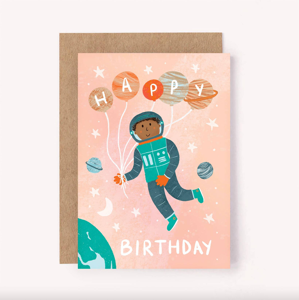 Lauren Sissons Astronaut Happy Birthday Card