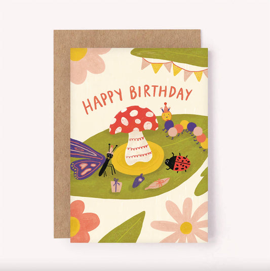 Lauren Sissons Bug Party Birthday Card